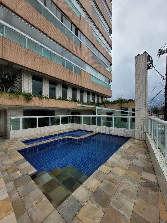 Apto Com Piscina E Churrasqueira Praia Grande  Bagian luar foto